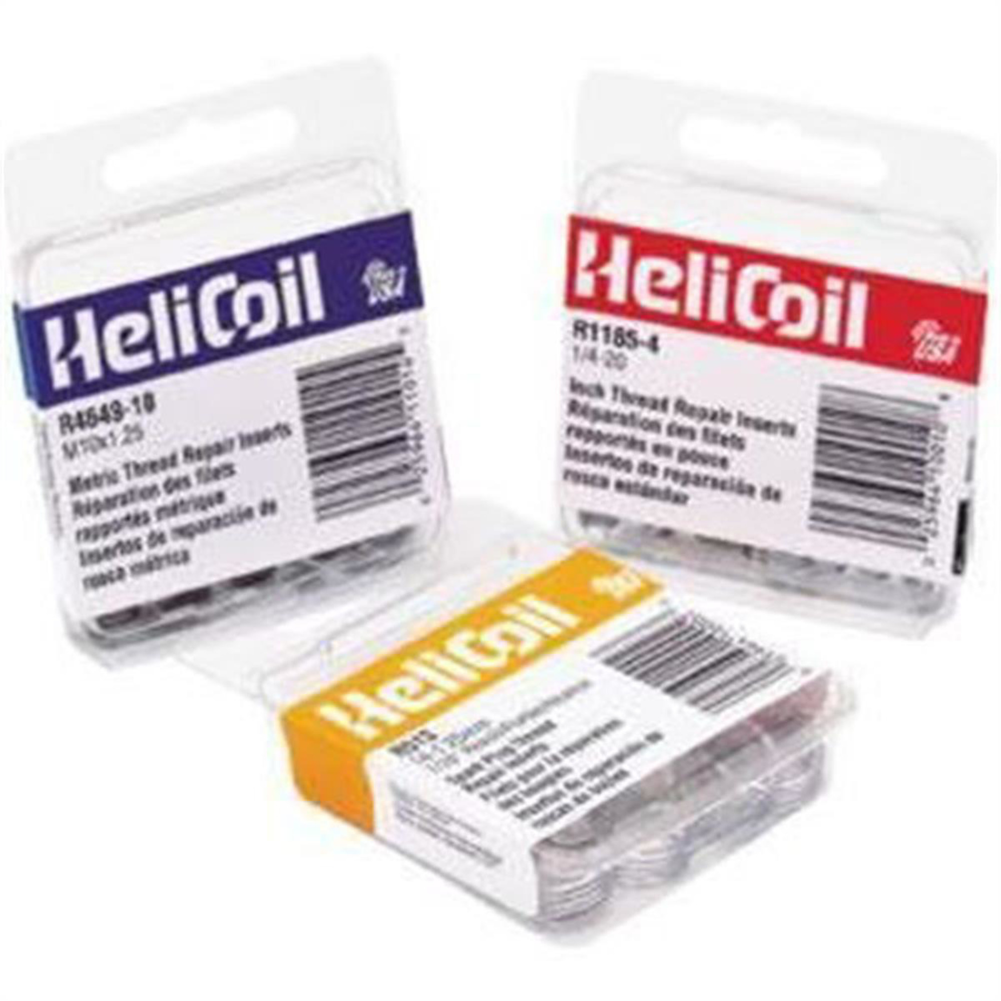 Helicoil Inserts — 1/2-20, 4 Pcs, Metric, Model# HELR1191-8